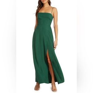 Santorini Low Back Maxi Dress - size small